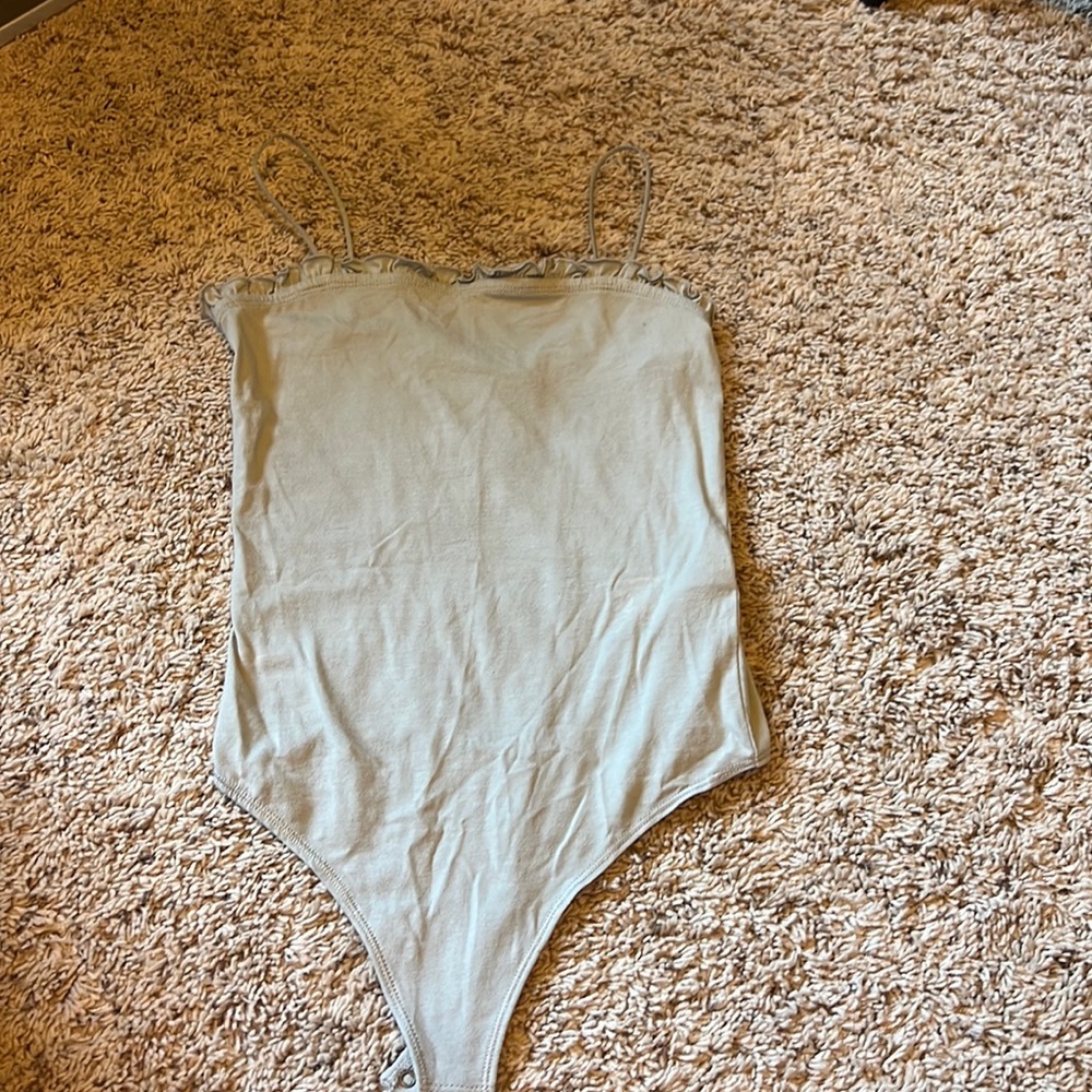 Abercrombie & Fitch women’s green tank bodysuit sz small